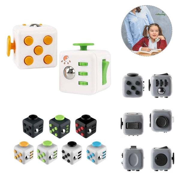 6 Sides Dice Finger Cube Toys For Stress Anxiety Relief