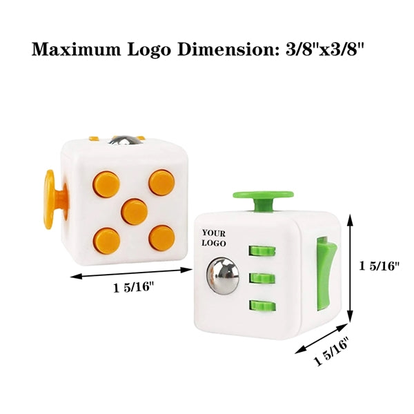6 Sides Dice Finger Cube Toys For Stress Anxiety Relief