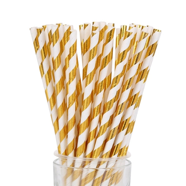 Gold Paper Straw