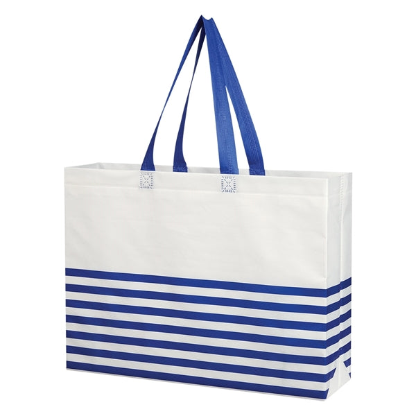 Lovely Stripe Water-Resistant Tote Bag