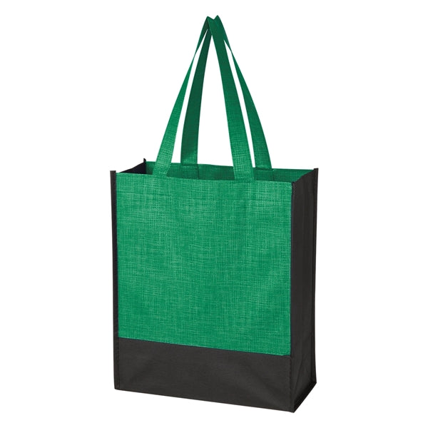 Stylish Colorful Crosshatch Tote Bag
