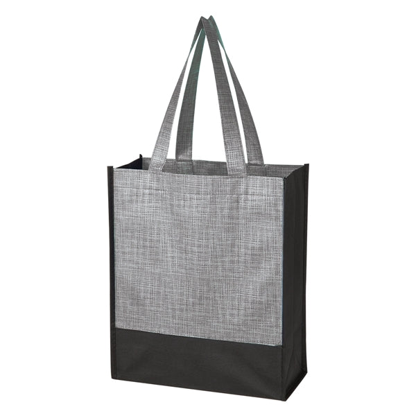 Stylish Colorful Crosshatch Tote Bag