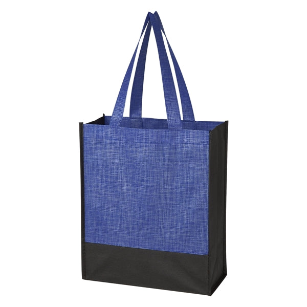 Stylish Colorful Crosshatch Tote Bag