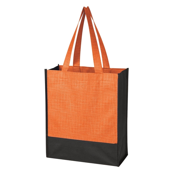 Stylish Colorful Crosshatch Tote Bag