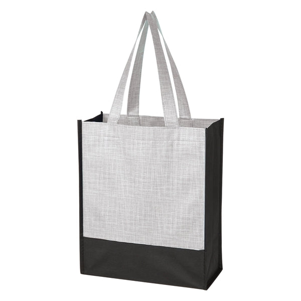 Stylish Colorful Crosshatch Tote Bag