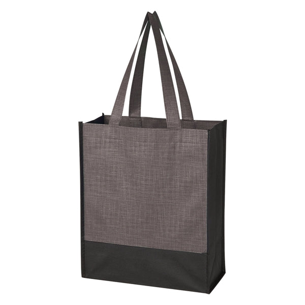 Stylish Colorful Crosshatch Tote Bag