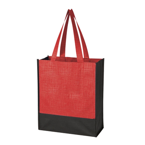 Stylish Colorful Crosshatch Tote Bag