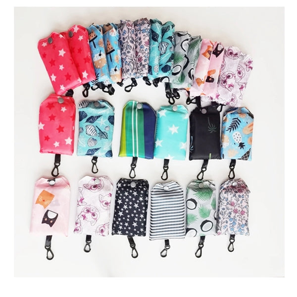 Polyester Printing Grocery Foldable Shopping Bag