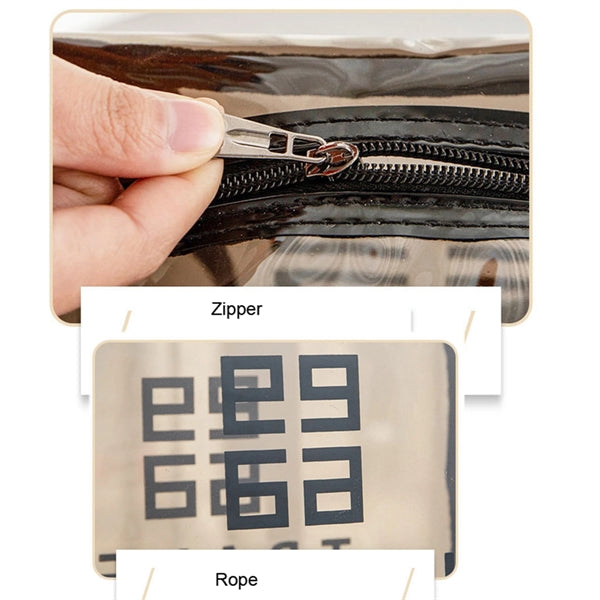 PVC Cosmetic Makeup Bags Printed Travel Bag