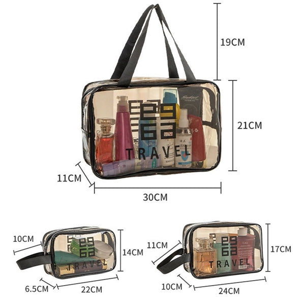 PVC Cosmetic Makeup Bags Printed Travel Bag