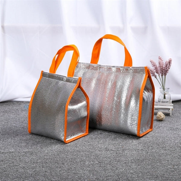 Aluminum Foil Foam Insulated Grocery Tote Cooler Bag