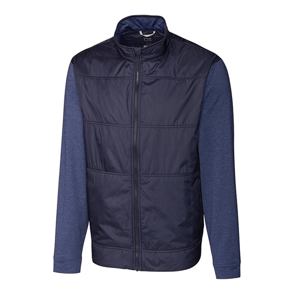 Cutter and Buck Stealth Hybrid Quilted Full Zip Windbreaker