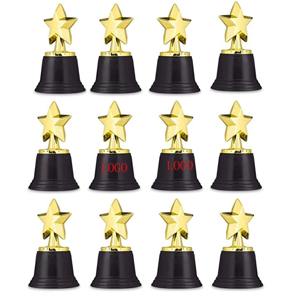 4.5" Star Gold Award Trophies