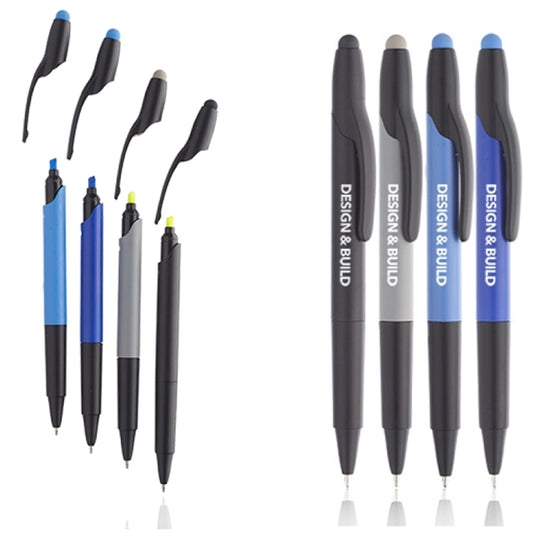 Twist 2-In-1 Plastic Stylus Pen