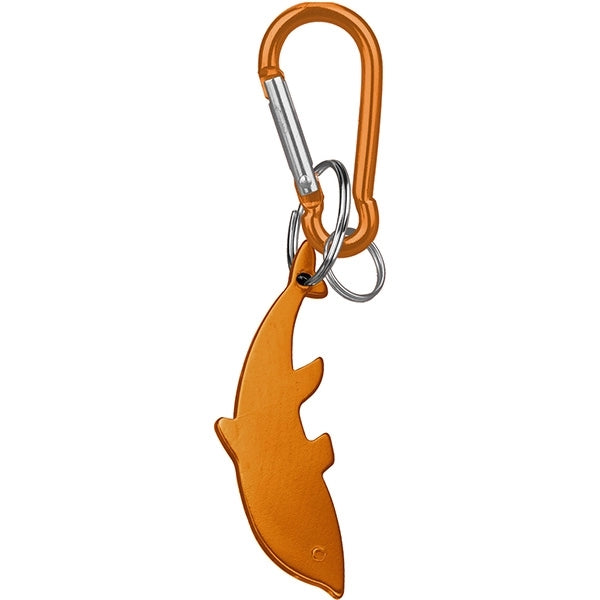 Dolphin Shaped Bottle Opener Key Holder and Carabiner