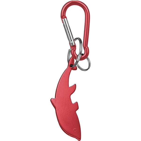 Dolphin Shaped Bottle Opener Key Holder and Carabiner