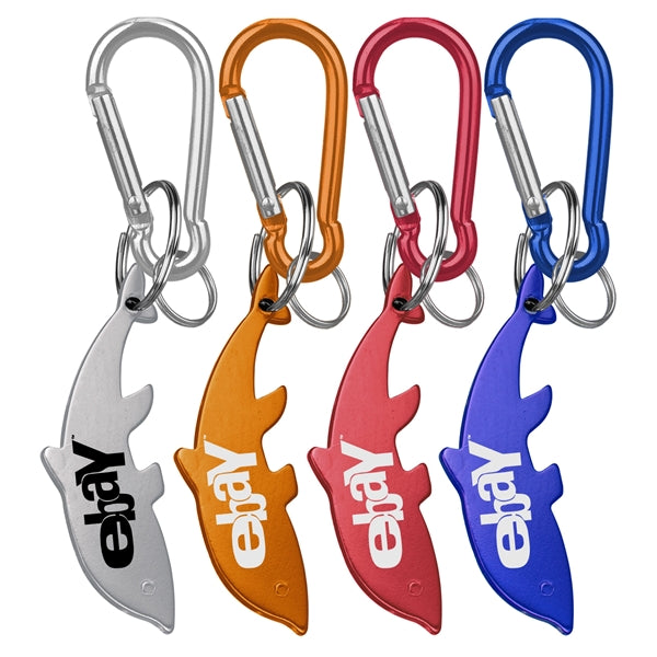 Dolphin Shaped Bottle Opener Key Holder and Carabiner