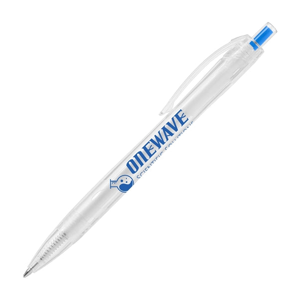 Aqua Clear - RPET Recycled Plastic Pen - Silkscreen