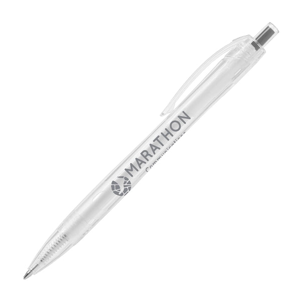 Aqua Clear - RPET Recycled Plastic Pen - Silkscreen
