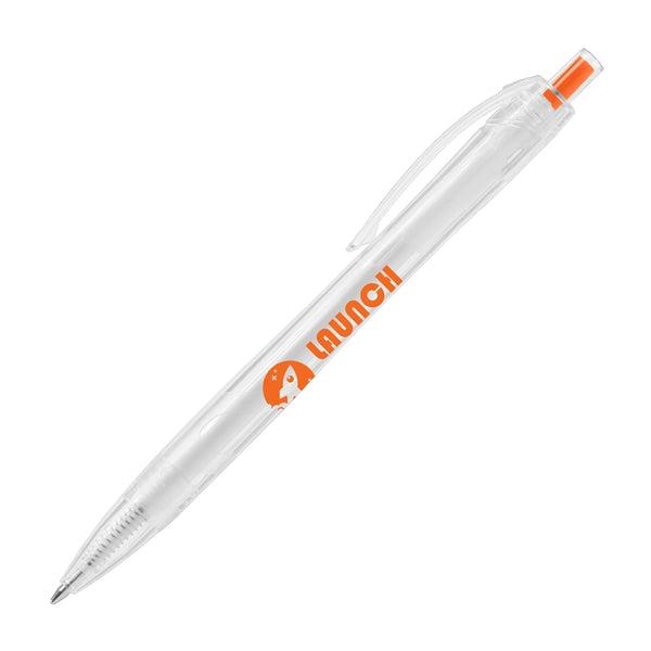 Aqua Clear - RPET Recycled Plastic Pen - Silkscreen