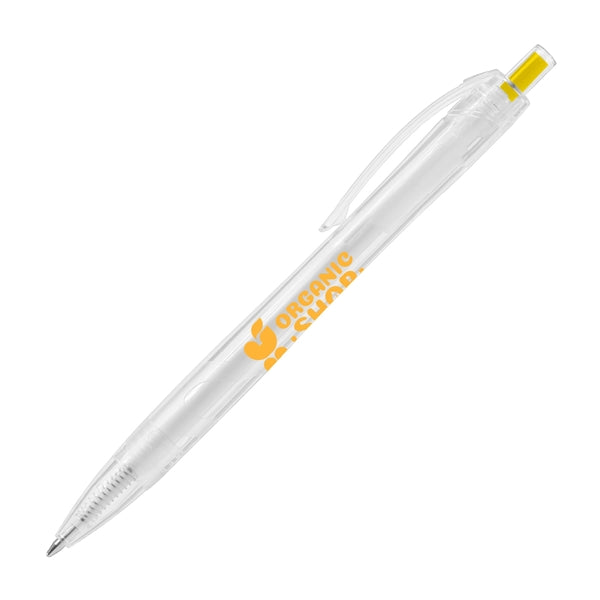 Aqua Clear - RPET Recycled Plastic Pen - Silkscreen