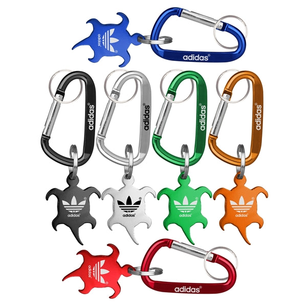 Turtle Shaped Bottle Opener Key Holder and Carabiner