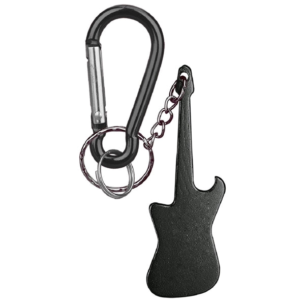 Guitar Shaped Bottle Opener Key Holder and Carabiner