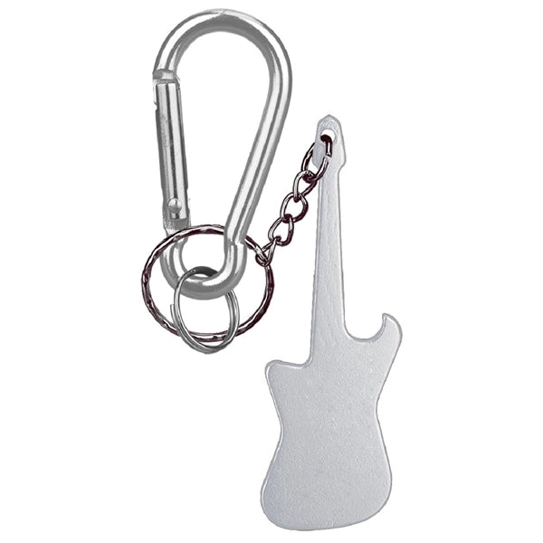 Guitar Shaped Bottle Opener Key Holder and Carabiner