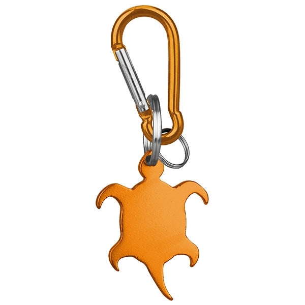 Turtle Shaped Bottle Opener Key Holder and Carabiner