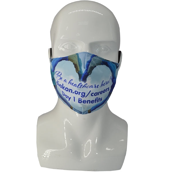RUSH 3-Layer Face Mask w/Full Color Sublimation
