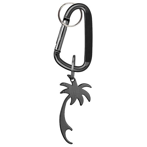 Palm Tree Shaped Bottle Opener Key Holder and Carabiner