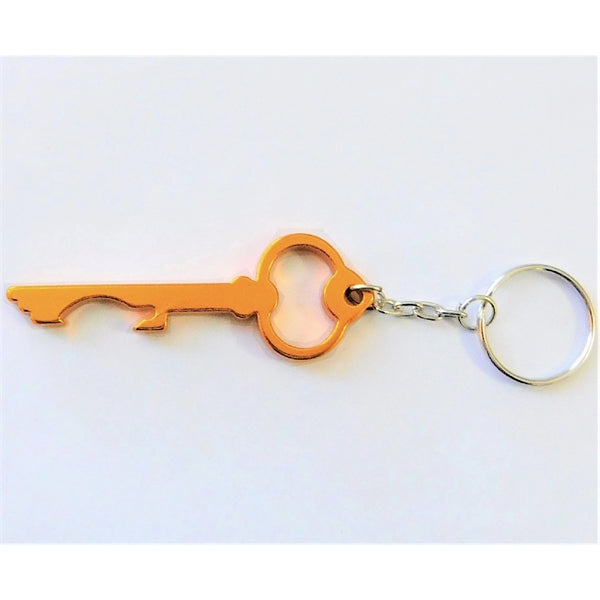 Key shape bottle opener keychain