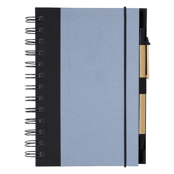 Eco-inspired Spiral Notebook & Pen