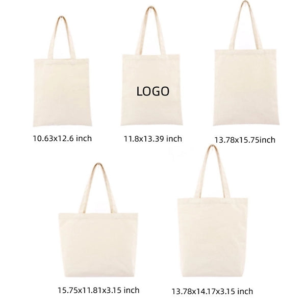 Natural Cotton Fiber Tote Canvas Bags