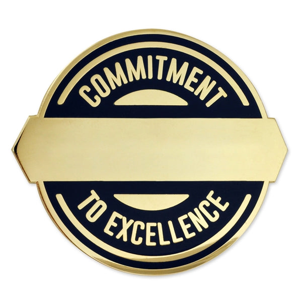 Commitment to Excellence Lapel Pin - Engravable