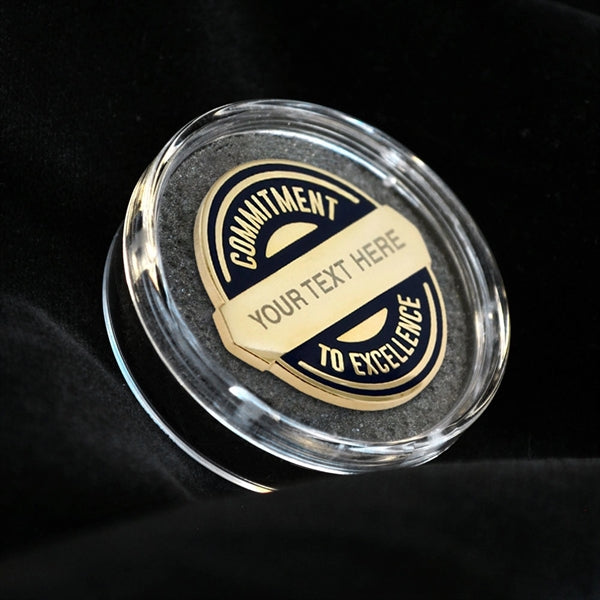 Commitment to Excellence Lapel Pin - Engravable
