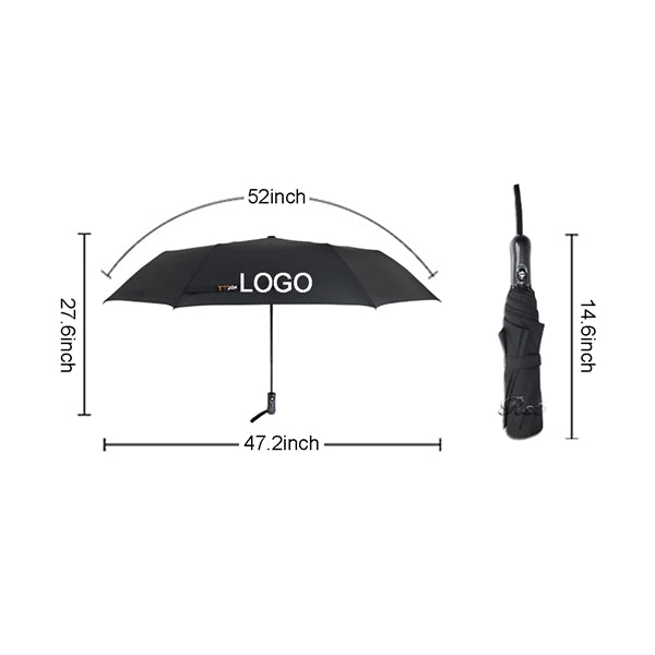 Three-Fold Business Windproof Umbrella