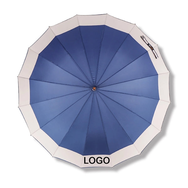 Stitching Color Long Handle Umbrella