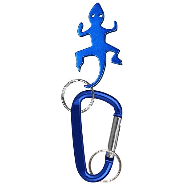 Lizard Shaped Bottle Opener Key Holder and Carabiner