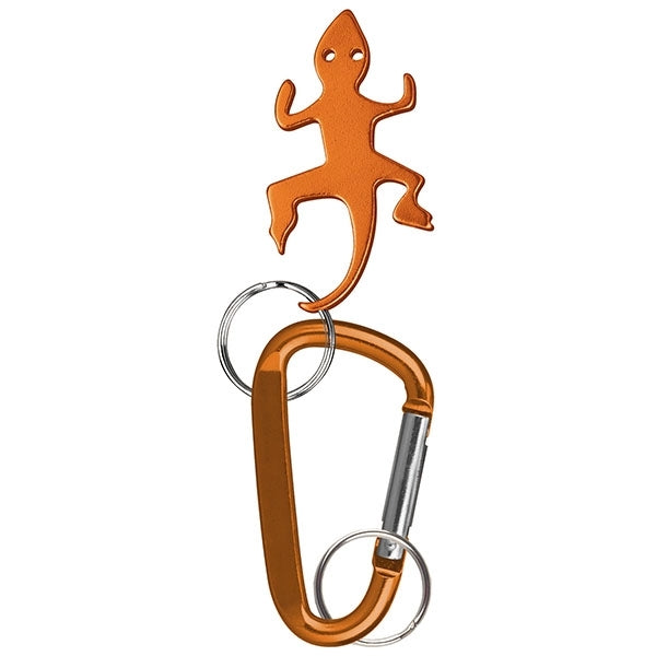 Lizard Shaped Bottle Opener Key Holder and Carabiner