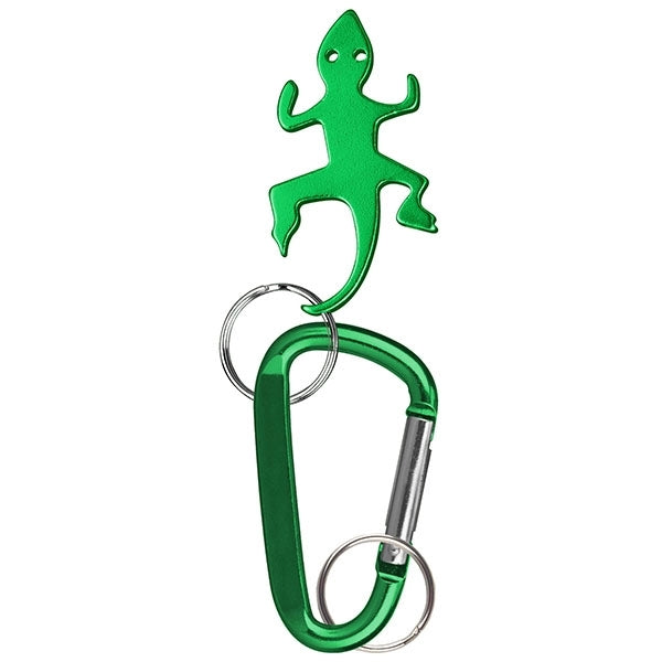 Lizard Shaped Bottle Opener Key Holder and Carabiner