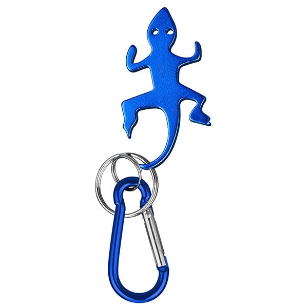 Lizard Shaped Bottle Opener Key Holder and Carabiner