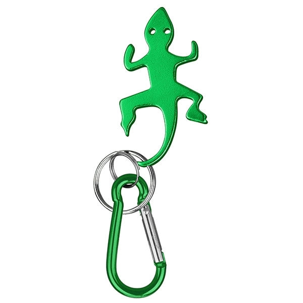 Lizard Shaped Bottle Opener Key Holder and Carabiner