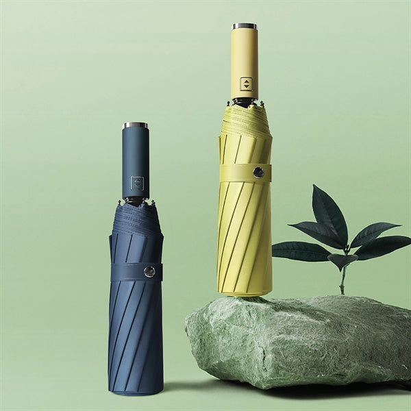 Automatic Solid Color Folding Umbrella