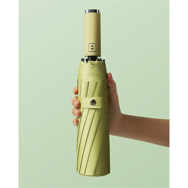 Automatic Solid Color Folding Umbrella
