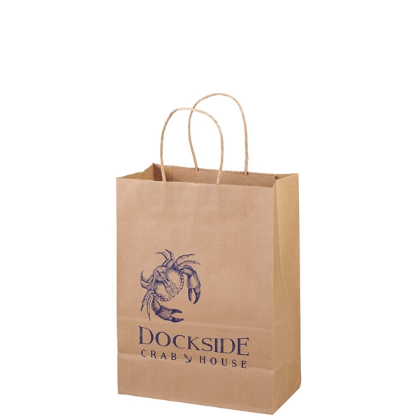 Eco Jenny - Kraft-Brown Shopper - Flexo Ink Print