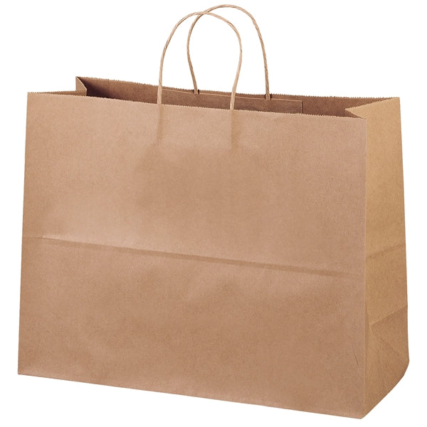 Eco Vogue - Kraft-Brown Shopper - Flexo Ink Print