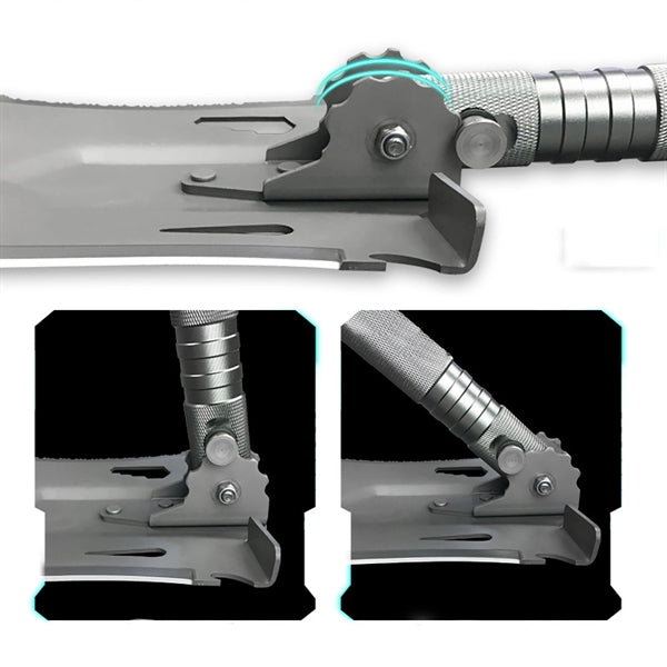 Multifunctional Folding Quick-Connect Engineer Shovel