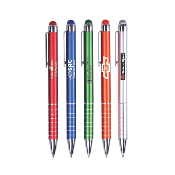 Aluminum Ballpoint Pen with Stylus