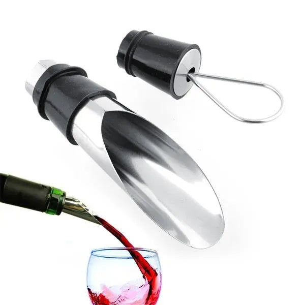Wine stopper & pourer